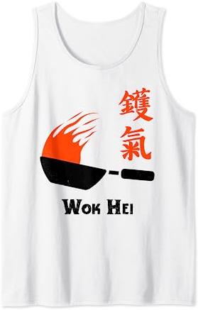 Sapori di Wok Hei Divertente Wok Cinese Cottura Riso Fritto Canotta