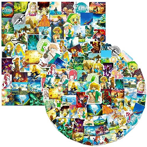 100 Stück Anime Aufkleber, Anime Aufkleber für Kinder, Lustige Niedliche Aufkleber für Teenager, Kinder, Aufkleber, Gemischte kleine Aufkleber, Blätter für Handyhülle