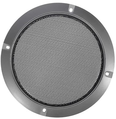 Hihaha 6 Titanium Tone Audio Speaker Cover Mesh Subwoofer Grill Guard/1Pcs