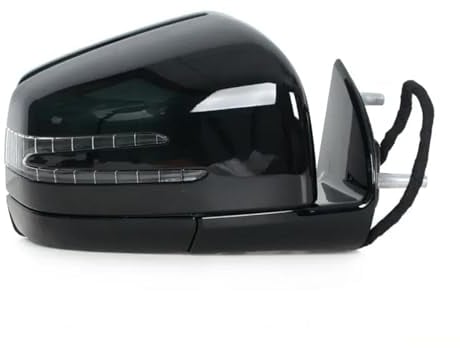 Rückspiegelkappen Auto Power Rückspiegel Seite Tür Spiegel Montage Schwarz Für Benz W164 X164 ML GL Cl 2005-2011 1668100164 1668100264 Rückspiegelgehäuse (Farbe : 1PC Left Black1)
