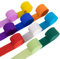 Fyshird 10 Rollen Krepppapier Bunt Crepe Papier DIY Luftschlangen Floristenkrepp Kreppband Bunt Regenbogen Papier Basteln für Party Deko Hochzeitsdeko Geburtstagsdeko (4.5 cm x 25 m)