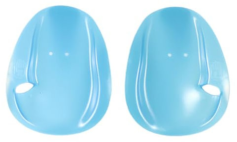 Palas de mano para natación, policarbonato de alta dureza, pala plana ligera con correas ajustables para entrenamiento de natación