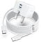 iPhone 16/15/15 Plus/15 Pro/15 Pro Max USB C 40W Dual PD Fast Charger with 6FT USB C to C Cable for iPhone/iPad Type C Series