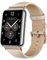 Niboow Bracelet pour Huawei Watch Fit 2, [Mode, Doux, Durable, Cuir] Hommes Femmes Vintage Cuir Bracelet avec Boucle en Acier Inoxydable pour Huawei Watch Fit 2 - Blanc