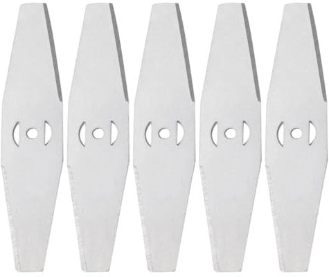 5 Pezzi Lama Tagliaerba, Lame per Tagliaerba in Metallo, Accessori Lama per Decespugliatore a Batteria Elettrica Lame di Ricambio per Tagliaerba per Accessori da Giardino