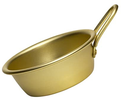 Amosfun Koreanische Aluminium Reis Wein Schüssel Restaurant Grill Suppe Instant-nudeln Ergonomische Griff Spülmaschine