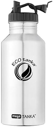 ECOtanka 2.0 Liter megaTANKA™ Edelstahl Trinkflasche mit Polyloop Verschluss - Nachhaltige Trinkflasche für Sport, Outdoor, Fitness, BPA-frei, auslaufsicher, lebenslang gemacht (Polyloop-Verschluss)