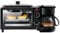 NobesOnbet Máquina de Desayuno Multifuncional Totalmente automática Tres en uno con máquina de café, tostadora, Horno y máquina de Desayuno específica para Pan de Salchicha