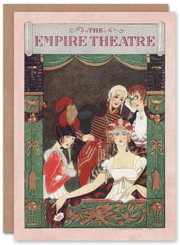 Artery8 George Barbier Art Card The Empire Theatre Vintage Advert