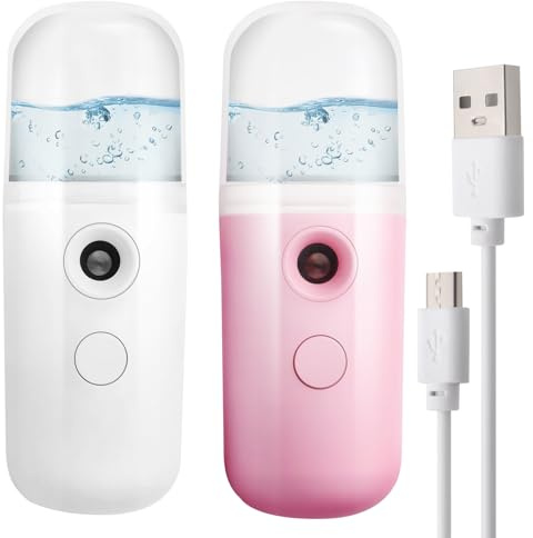 Nano-Gesichtssprüher, 30 ml, tragbar, Mini-Sprühgerät, handlicher Dampfgarer, USB-Nebel, Gesichtsdampfer, praktischer Zerstäuber für Hautpflege, Make-up, Reisen, Körperpflege, Wimpernverlängerungen