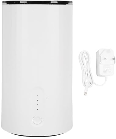 ZJchao WiFi 6 Dual Band 5G CPE Router, 4.67Gbps, 2.5G WAN, 2 X SIM Card Slots, 50 Device Capacity, Wide Signal Coverage, Plug and Play, Real-Time Network Fix, Air Convection Heat (UK Plug)