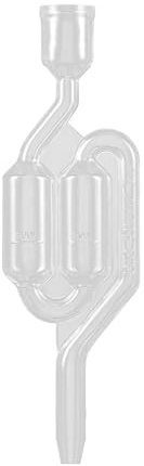Gärluftschleuse - Luftdichtes Gärrohr, Bubbler Air Lock | Abluftventil, transparentes Design für Bier, Wein, Gurken & Sauerkraut, einfache Installation