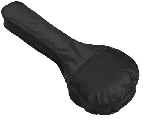 GARVALON Mandolinen Tragetasche Gepolstert Stoßfest mit Schultergurten und Griff Robuster Musikinstrumenten Rucksack Praktische Mandoline Aufbewahrungstasche für Outdoor und Konzert
