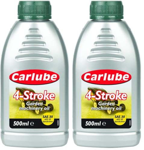 Carlube 4-Stroke Garden Machinery Oil - 500ml (Pack of 2)