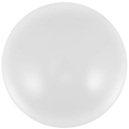Pantalla de Cúpula para Ventilador de Techo, Acrílico Blanco, 20cm | Tulipa Ventilador Techo, Difusión Uniforme de Luz, Instalación Fácil, Estilo Minimalista para Hogar y Comedor