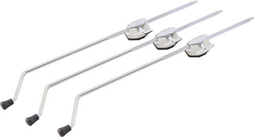 Ludwig LC5023TL Classic 9.5mm 23-Inch Floor Tom Legs with P1216D Brackets, Set of 3 | Percussion Drum Set Hardware | With Mounting Screws