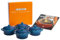 Le Creuset Lot de 4 mini cocottes en grès avec livre de cuisine, 237 ml chacun, Marseille