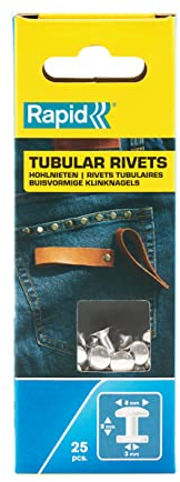 Rapid Rapid 5000415 Rivets Tubulaires 3x8 Gris ø9 mm