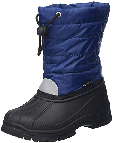 Playshoes Winter-Bootie/Stivaletto Invernale, Unisex - Bambini e ragazzi, Blu (Marino), 24/25 EU
