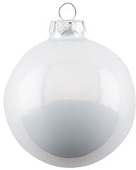 Gift Company Christbaumkugel Opal 6 cm weiß