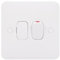 Schneider Electric Lisse White Moulded - Switched Single Fused Connection Unit, 13A, with Optional Flex Outlet, GGBL5013S, White