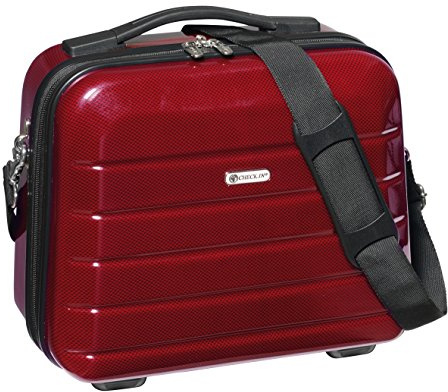 Koffer Beautycase Rot 12 LI Bowatex Schminkkoffer Box Kosmetikkoffer