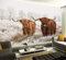 3D Benutzerdefinierte Highland Kuh PVC Poster Vieh Leinwand Kunst Gemälde Yak Wand Wohnzimmer Schlafzimmer Dekoration, 200 cm X 140 cm
