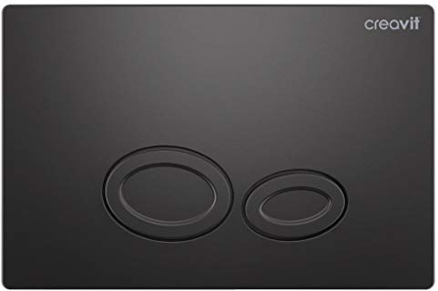 Creavit Drop WC Betätigungsplatte 2-Mengen-Spülung Anthrazit matt