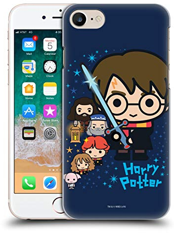 Head Case Designs Officially Licensed Harry Potter Characters Deathly Hallows I Hard Back Case Compatible With Apple iPhone 7/8 / SE 2020 & 2022