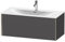 Duravit XViu 4035 Waschtischunterbau wandhängend, 1 Auszug, für Waschtisch Viu 234410, 1010x480 mm, Farbe (Front/Korpus): Champagner matt/Graphit matt - XV40350B149