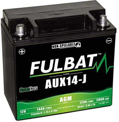 Fulbat - batterie auxilliaire Fulbat AUX14J 12V 14Ah 200A plus à gauche