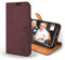 Snakehive Leather Wallet for iPhone 14 Pro Max | Genuine Leather Wallet Phone Case with Card Holder | Flip Folio Case/Cover with Stand | Compatible with iPhone 14 Pro Max | (Plum)