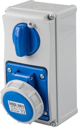 ROSI PRESA INTERBLOCCATA VERTICALE, Grigio/Blu, 19.3216B6