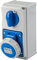 ROSI PRESA INTERBLOCCATA VERTICALE, Grigio/Blu, 19.3216B6