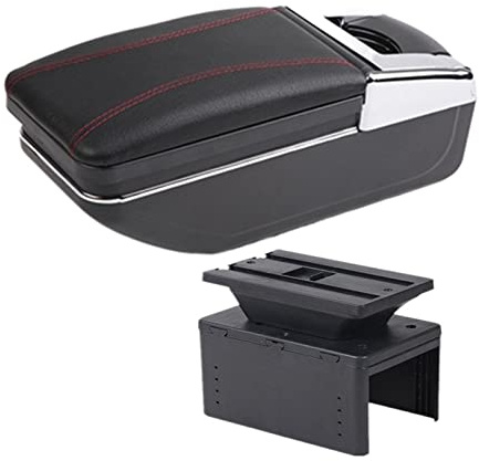 Armlehnenbox Für Opel Für Astra G Armlehnenbox Zentral Inhalt Speichern Aufbewahrungsbox Armlehne Mit Getränkehalter Aschenbecher Produkte USB-Schnittstelle Mittelkonsole Organizer (Farbe : A3 No USB