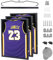 Nice C Trikotrahmen, Rahmen Trikot, Rahmen für Trikot, Trikotrahmen Fußball, Trikot Bilderrahmen mit 98% UV-Schutz, Kleiderbügeln und Haken, Valet-Pinnwand, Acryl, Basketball (3 Packung)