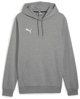 PUMA Herren Teamgoal Casuals Hoody Pullover, Medium Gray Heather-puma White, L EU