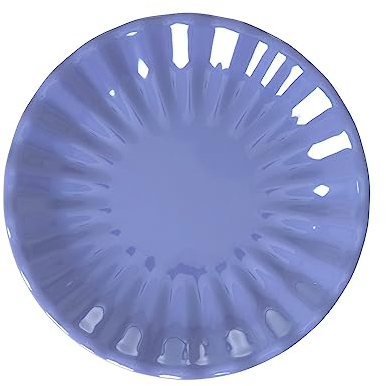 Rice Assiette à gâteau vintage en mélamine violette