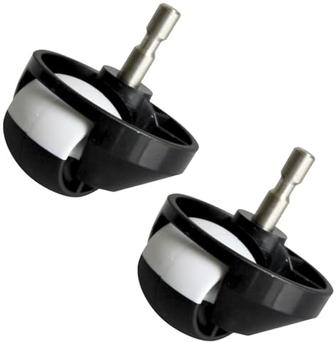 Pack de 2 Ruedas Delanteras para roomba Series 500, 600, 700, 800, 900, E, i S, Pack de 2 Rueda de reemplazo, Kit de respuestos para aspiradora Robot