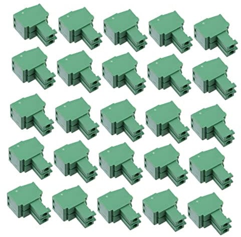 ULTECHNOVO 150 Stk Terminal Klemmenblock-Anschlussgerät Klemmleiste mit geradem Stift stoßverbinder elektrisches Zubehör Klemmenblöcke mit geraden Stiften Ein-Chip-Mikrocomputer Stecker