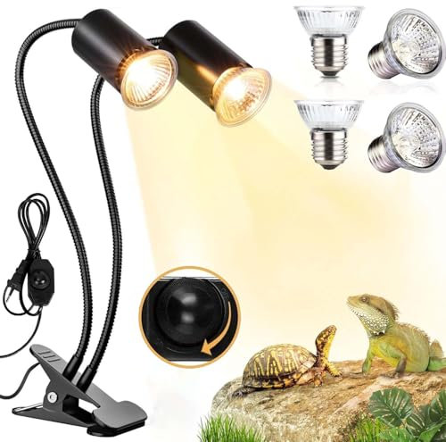 Sunshine smile Schildkröten Lampe,Wärmelampe Schildkröten,4 Stück 25W+50W Wärmelampe für Schildkröten Terrarium,Schildkröte Wärmelampe,Reptilien Terrarium LampeWärmelampe