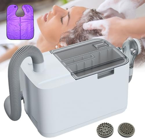 XNYXLPP Machine à Laver Les Cheveux électrique, équipement de shampoing avec réservoir d'eau de 5 L et arroseur, Dispositif de pulvérisation d'eau Autonome