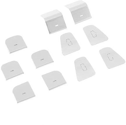 Car Styling Moulding Strip Trim 11 Pieces Car Window Lift Switch Button Door Open Sticker Trim For Tesla For Model 3 For Model For Y Aluminum Alloy Interior Accessories(Silver)