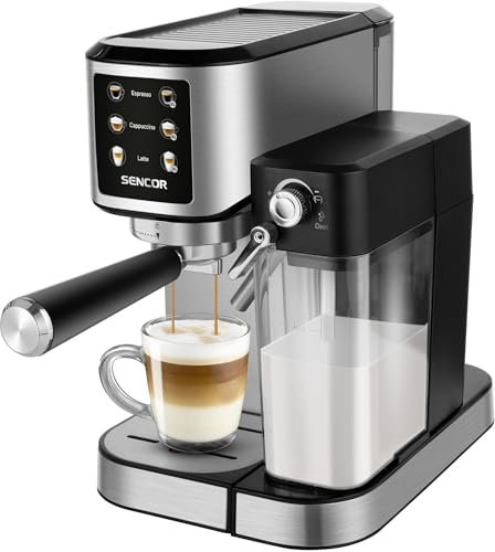 SENCOR MACHINE À EXPRESSO SEMI-AUTOMATIQUE SES 4910SS