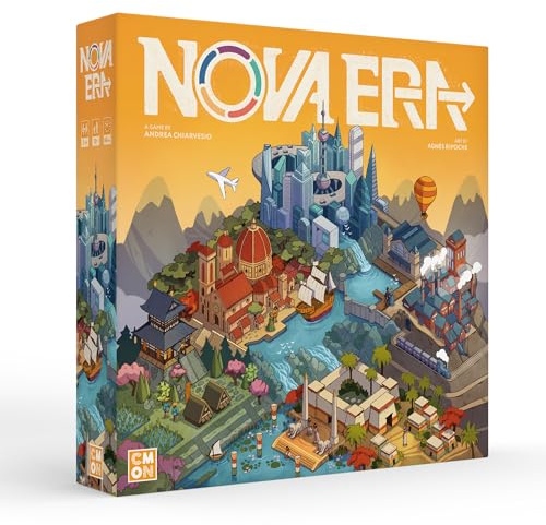 CMON Nova Era, Brettspiel, ab 12 Jahren, 2–4 Spieler, über 60 Minuten Spieldauer