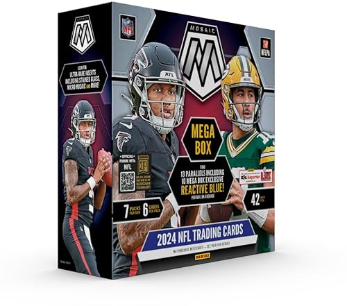 2024 Panini NFL Mosaic Football Trading Cards Mega Box