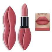 non-drying lipstick,creamy lip liner,shea butter lip balm,vegan lip gloss,Velvet Matte Lipstick - Floral Embossed Long-Lasting Lip Color, Vegan & Cruelty-Free,Blossom Boldly, Leave Hearts Aflutter