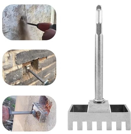 Casbomy Cortador de agujeros cuadrado, herramienta de acero al carbono para paneles de yeso para enchufes, perforadora de agujeros cuadrada portátil, para carpintería y cajas eléctricas, cortador de