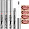 4Pcs Peel off Lip Liner Stain,Peel off Lip Liner Set,Peel off Lip Liner Ta/ttoo Matte Finish Lip Stain,Li/p Liner Ta/ttoo Highly Pigmented Lip Tint Sta/in,Easy Pe/el & Reveal Li/p Sta/in for Women