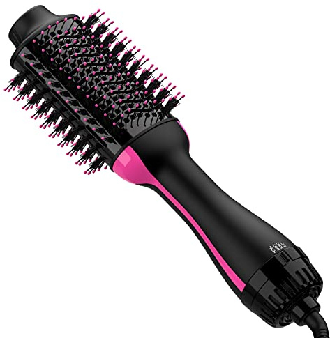 Sawop Warmluftbürste Rundbürstenföhn, Föhnbürste, Hairstyler Haartrockner Bürste in Einem, Verbessertes 4-in-1 Haartrockner und Styler Volumizer, Heißluftbürste, Haarglätter Bürste